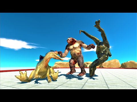 Goro vs boss and mini boss (1 vs 2) Animal Revolt Battle Simulator