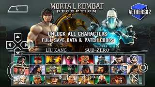 Game MORTAL KOMBAT DECEPTION PS2 Aethersx2 Unlock All Characters Full Offline On Android | Gameplay