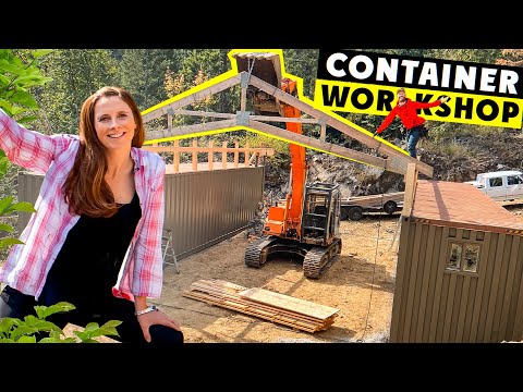 Putting A ROOF On Our CONTAINER Shop | Part 3