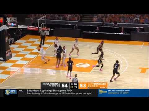 HIGHLIGHTS: Gamecock Zia Cooke scores 15 points in SEC matchup #2 South Carolina vs #21 Tennessee
