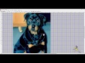 GlassEye 2000 for beginners: Drawing a detailed patern from a photo