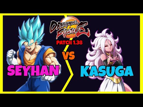 DBFZ PATCH 1.38 - SEYHAN vs KASUGA - (Gogeta Blue, Vegito, Android 17 vs Kefla, Android 21, A. 18)