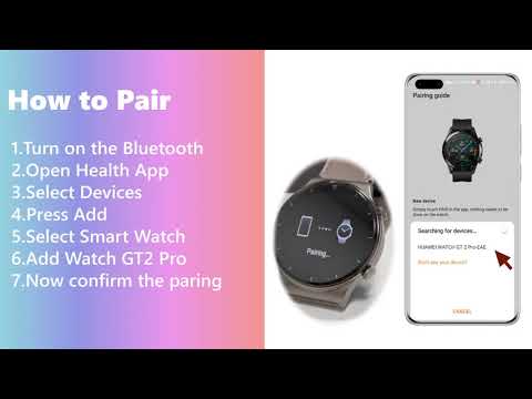 Huawei Watch GT2 Pro How to Pair Video - Easy steps to start enjoying the product
