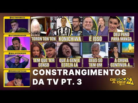 QUAL É O MOMENTO MAIS CONSTRANGEDOR DA TV BRASILEIRA (PT. 3)? | DE SOLA A DEZ