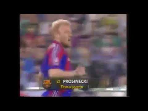 Robert Prosinecki [FC Barcelona] vs Atletico Madrid (Copa del Rey) Final 1995/1996