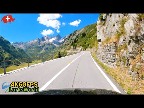 Driving in Switzerland - Wassen to Susten pass - 4K60 Road Trip