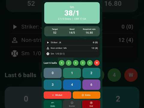 Cricket Scorer Pro-Scorebook video thumbnail