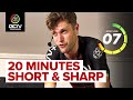 Short, Sharp & Hard Efforts | 20 Minutes HIIT Indoor Cycling Workout