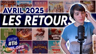 REVIEWS EN VRAC des derniers jeux, récents ou anciens, auxquels j'ai joué en Avril 2025 - SHOW #116