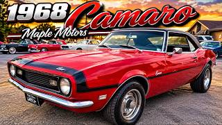 Test Drive 1968 Chevrolet Camaro $34,900 Maple Motors #3731