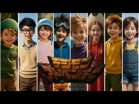 Digimon Adventure's DigiDestined in Real Life Version | Digimon Adventure Live Action Concept