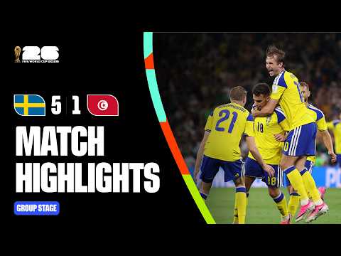 Sweden 5-1 Tunisia 