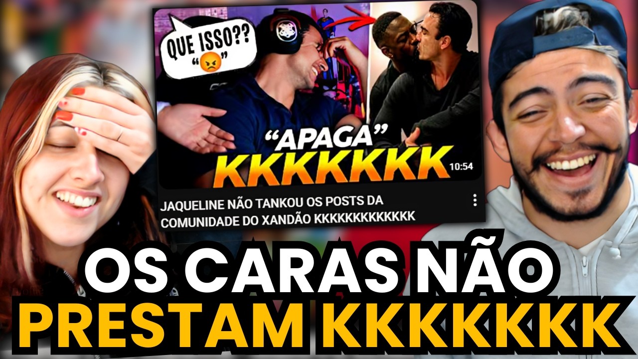 JAQUELINE NÃO TANKOU OS POSTS DA COMUNIDADE DO XANDÃO KKKKKKKKKKKKK | react