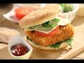 Crunchy Paneer  Burger  |  Sanjeev Kapoor Khazana