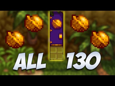 BEST Way to Find ALL 130 Golden Walnuts in Stardew Valley | How to Solve Ginger Island Puzzles