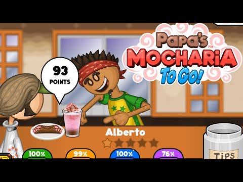Papa's Mocharia To Go! - First Look Day 1 - Android Gameplay - YouTube