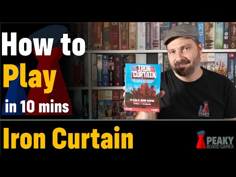 How to play Iron Curtain + Visuals - Peaky Boardgamer