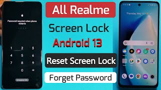 how to unlock Password Realme Android 13 forgot password without PC | how to unlock realme Mobile