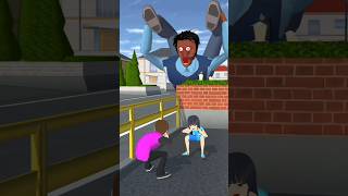 Download lagu The giant police monster is back looking for yuta and mio #shorts #sakuraschoolsimulator #shortvideo mp3