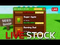 Live GROW A GARDEN STOCK EGGS WEATHER SEEDS 24 7