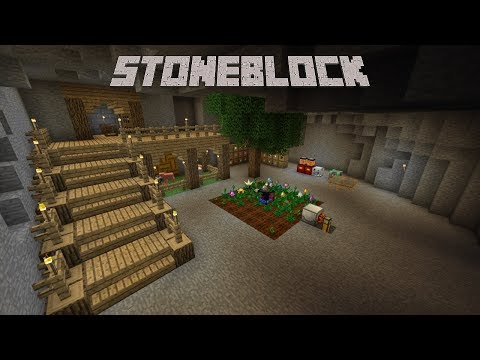 StoneBlock - SIMPLE MOB FARMING [E02] (Modded Minecraft)