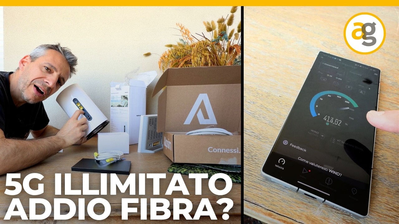 SIM 5G illimitata + 2 router: ADDIO FIBRA? (Per qualche situazione SI)