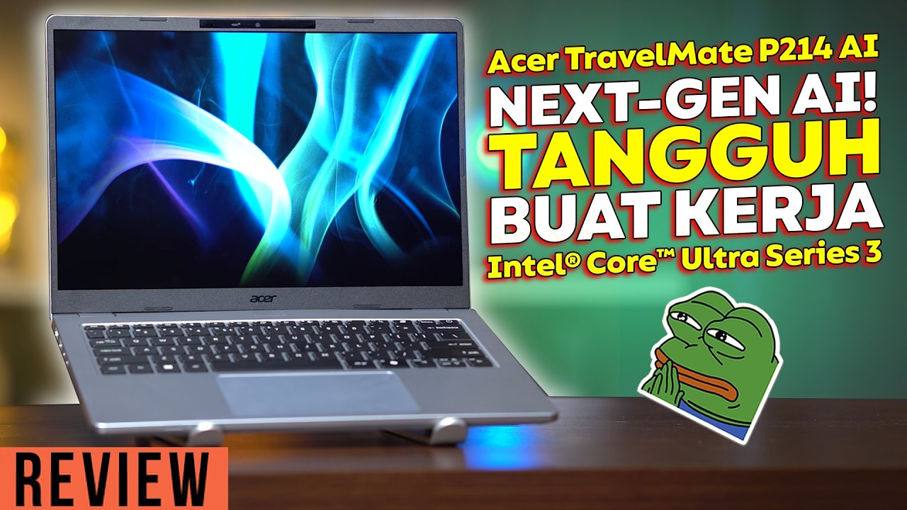 Review Acer TravelMate P214 AI! Laptop Bisnis Tangguh untuk Kerja Harian?