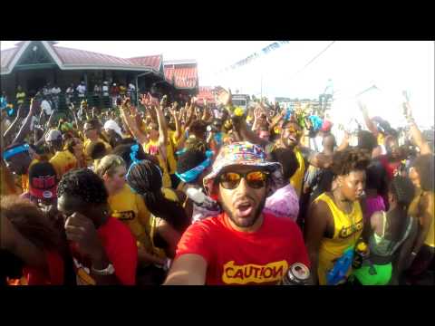 Antigua Carnival 2015 J'ouvert Morning Walkthrough with 