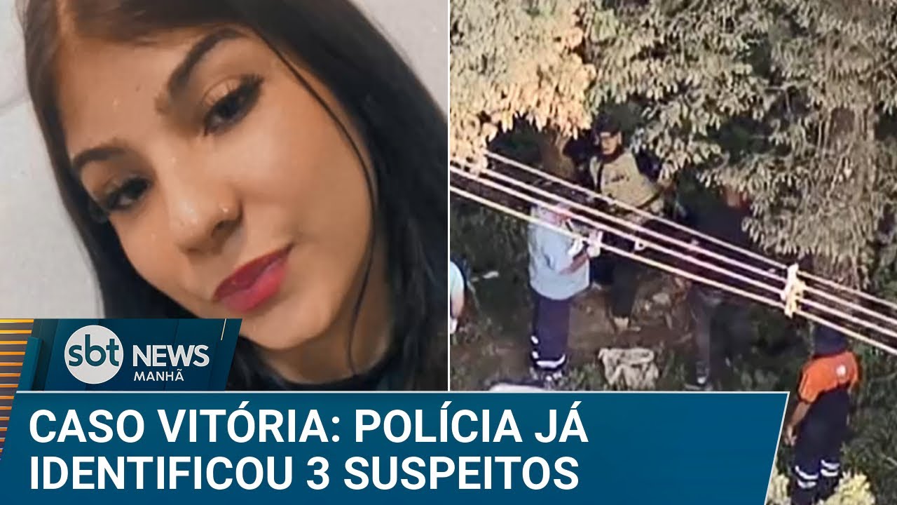 Caso Vitória: Polícia identifica três suspeitos pela morte de jovem | #SBTNews Manhã (06/03/25)