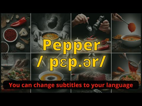 Pepper meaning with 5 examples