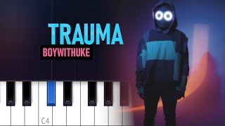 BoywithUke - Trauma (Piano tutorial)