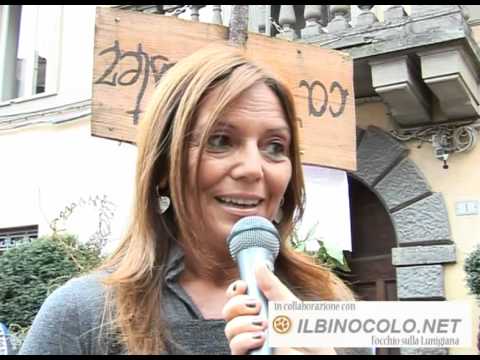 Alessandsra Ricci durante intervsita fatta alla festa "La Castagna Racconta 2010" ilbinocolo.net