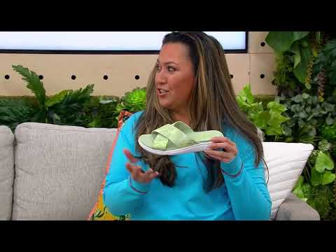 Ryka Cross Band Slide Sandals - Malin on QVC