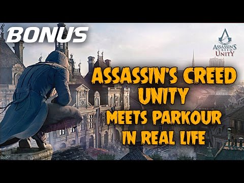 BTS ASSASSIN'S CREED UNITY MEETS PARKOUR IN REAL LIFE || OFFICIAL FOOTAGE FROM SHOOTING