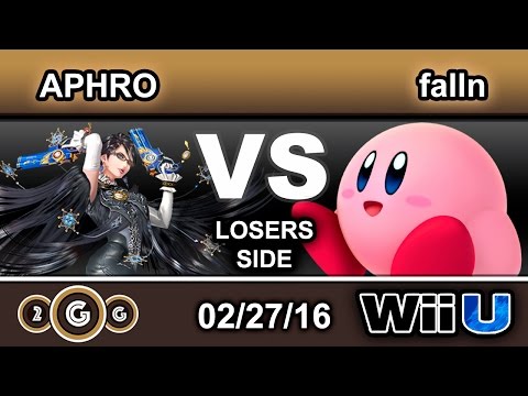 2GGT: EE Saga - falln (Kirby) Vs. Aphro (Bayonetta) Losers Side - Smash Wii U