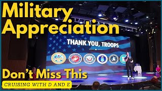 CARNIVAL Mardi Gras Cruise Ship Honors MILITARY Heroes!