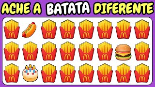 💥🤦‍♀️👀ACHE O EMOJI DIFERENTE Desafio de Charadas e Quizzes Diversos SE ERRAR PERDEU