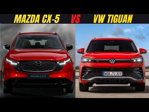 2026 Mazda CX-5 vs. 2025 VW Tiguan  – Welcher SUV ist der Bessere für dich?