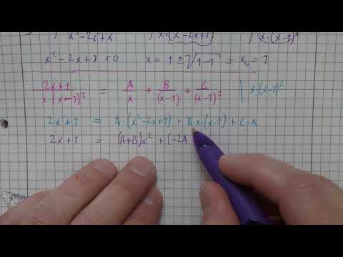 12 Partialbruchzerlegung  - Reelle Nullstellen mit Vielfachheit
