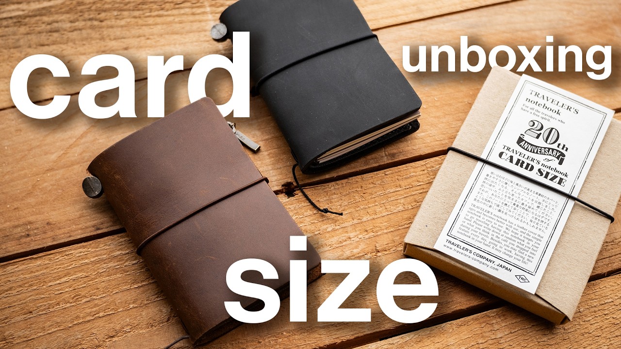 20th Anniversary Card Size TRAVELER'S notebooks 📓