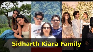 Sidharth Malhotra and Kiara with their family