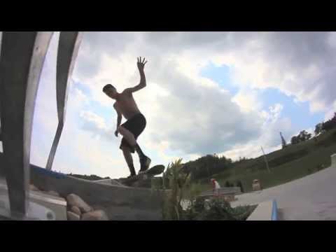 Crazy-K and Doowee Skateboarding @ New Liskeard