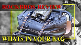 RockBros Bike Bag dump, What we carry on every ride