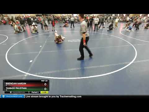 119 Lbs Champ. Round 2 - Brendan Nardin, IL Vs Tanner Paustian, IA 566d