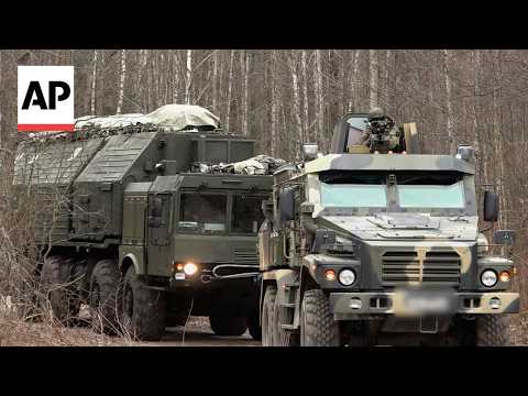 Russian video said to show nuclear-capable Oreshnik missiles in Belarus