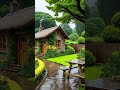 Beautiful House In Villages Rain Greenland Nature Photography Morning Relexationsound Birds
