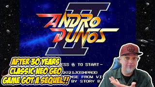 Retro NEO GEO Game Just Got A Sequel 30 Years Later On The Switch! Andro Dunos 2 Review!