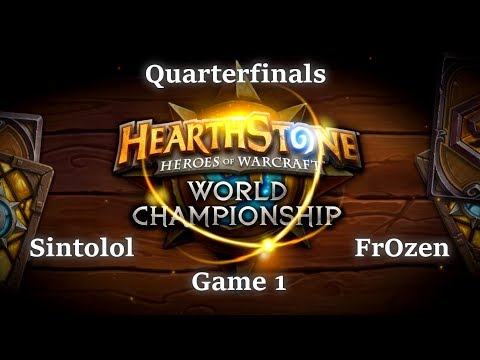 Sintolol vs Fr0zen game 1 | Quarterfinals | Hearthstone World Championship 2017