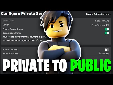 How To Make Your Private Server Public | Roblox