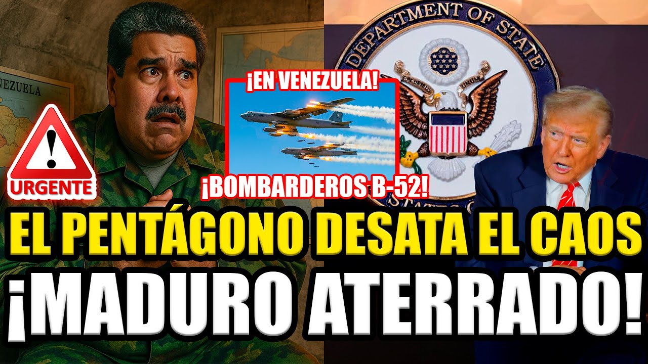 EL PENTÁGONO DESATA EL CAOS CONTRA MADURO ¡DOS BOMBARDEROS B-52 EN VENEZUELA!| FRAN FIJAP